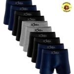 Kit 10 Cuecas Boxer Zorba Algodão Sem Costura
