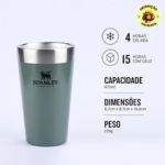 Stanley Copo de Cerveja Isolado 473 ml