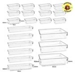 Organizador Acrílico para Maquiagem e Talheres