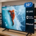 Smart Tv Philips 50 Polegadas 4k 50pug7300/78 Uhd Titan Os