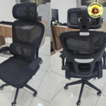 Cadeira Escritório Ergonômica Genebra B500 Preto