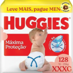 Fralda Descartável Huggies XXXL 128 unidades