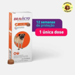 Bravecto Cães 250mg Antipulgas e Carrapatos