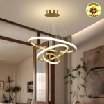 Lustre Pendente LED Moderno 60W 3 Arcos