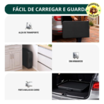 Mesa Dobravel Camping Maleta Portátil 1.80m