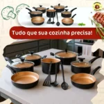 Conjunto de Panelas Antiaderente 10 Peças