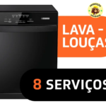 Lava Louças Brastemp 8 Serviços Preta BLF08AE