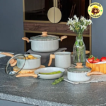 Brinox Jogo de Panelas 5 Peças Ceramic Life