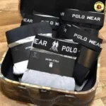 Kit 6 Cuecas Boxer Algodão Sem Costura Polo Wear