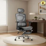 Cadeira Escritório Ergonômica Mônaco Bt07 Preto