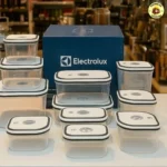 Kit Potes Herméticos Plásticos Cinza 12 Unidades