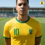 Camiseta Personalizada Brasil com Nome e Número