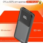 Geonav Power Bank 10.000mAh Preto
