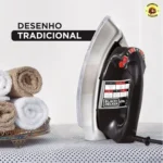 BLACK+DECKER Ferro a Seco Metálico Preto 220V