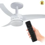 Ventilador Teto Arno Branco 3 Pás Controle Remoto