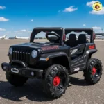 Jipe Infantil Elétrico 12v Controle Remoto Preto