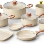 Oikos Jogo com 8 Panelas Antiaderentes Terrara