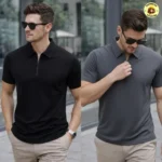 Camisa Polo Masculina Tecido Tech Casual