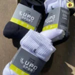 Kit 6 Pares Meias Lupo Cano Médio Esportivas