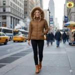 Jaqueta Puffer Feminina Bobojaco com Capuz