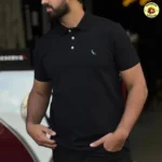 Polo Piquet Básica Masculino Preto M