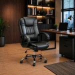 Cadeira Presidente Ergonômica Reclinável Preto