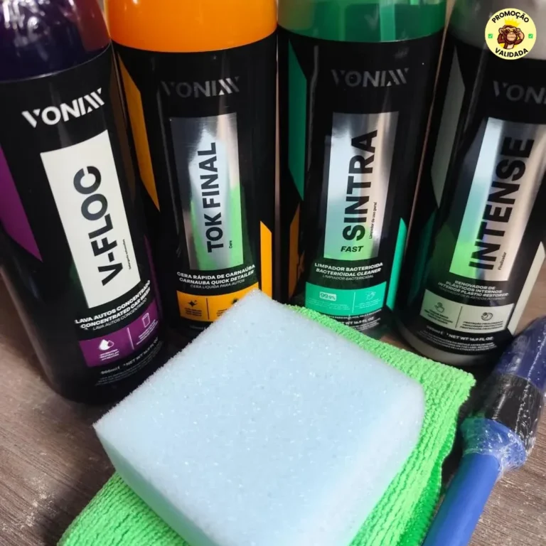 Limpeza Automotiva Completa Shampoo e Cera