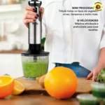 Mixer Eos 3 Em 1 850w Inox e Preto 110v