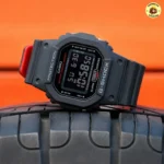 Relógio Casio G-Shock DW-5600 Preto/Vermelho