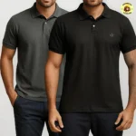 Kit 2 Camisas Polo Piquet Masculina Premium