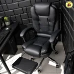 Cadeira Ergonômica Couro Sintético Preto