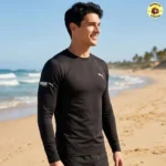 Camiseta Puma Térmica Manga Longa UV 50+ Masculina