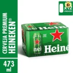 Heineken Cerveja Lata 473ml Pack 12 unidades