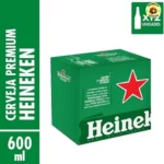 Cerveja Heineken Garrafa 600ml - 12 unid
