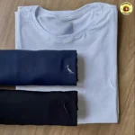 Kit 2 Camisetas Essence Preto Liso M