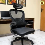 Cadeira Giratória Homenow Columbus Preto Mesh