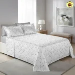 Jogo De Cama Queen Percal 300 Fios 4 Pçs