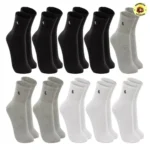 Kit 10 Pares Meia Lupo Masculina Cano Médio
