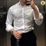 Camisa Social Masculina Slim Manga Longa/Curta
