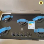 Cooktop a gás 5 bocas Electrolux vidro bivolt
