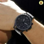 Fossil Relógio Masculino Nate Cronógrafo Smoke