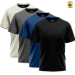 Kit 4 Camisetas Dry-fit Masculinas para Academia