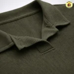 Camisa Polo Masculina Texturizada Sem Botão