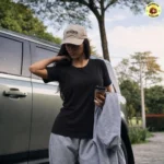 Camiseta Feminina Insider Daily Básica Preta G