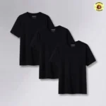 Kit 3 Camisetas Light T-shirt Insider Preto M