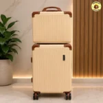 Mala de Viagem 10kg Miami com Frasqueira Bege