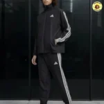 Conjunto Agasalho Masculino adidas 3 Listras Black