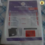 Blister 100 Envelopes A4 2 Furos Transparente