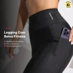 Calça Legging Fitness Feminina com Bolso