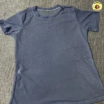 Blusa Feminina Transparente Tule Manga Curta